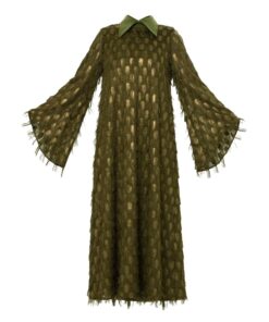 Long Sleeve A-line Dress Oa4