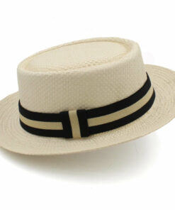 Straw Pork Pie Hats Summer Sunhat Boater hat
