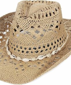 Turquoise Straw Cowboy Hat OA23