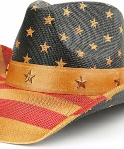 Unisex American Flag Cowboy Hat OA3