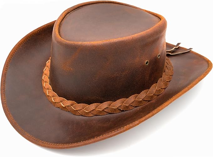 Leather Cowboy Hat